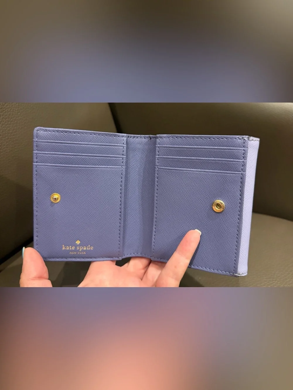 Kate Spade NY Periwinkle & Lavender Trifold Wallet
